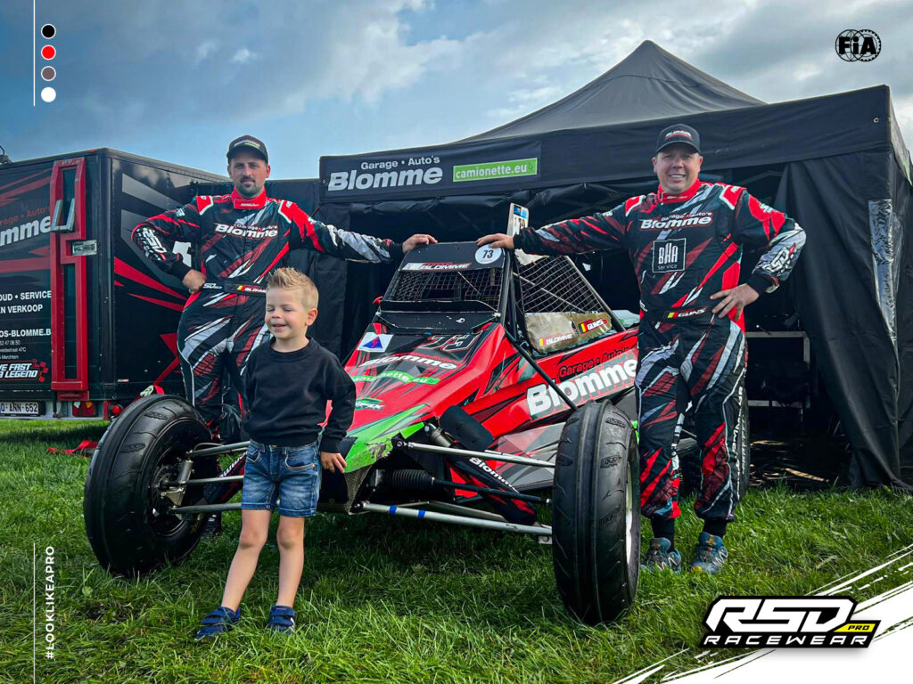 jeroen blomme en tom guns maatwerk overall door rsd pro fia goedgekeurd