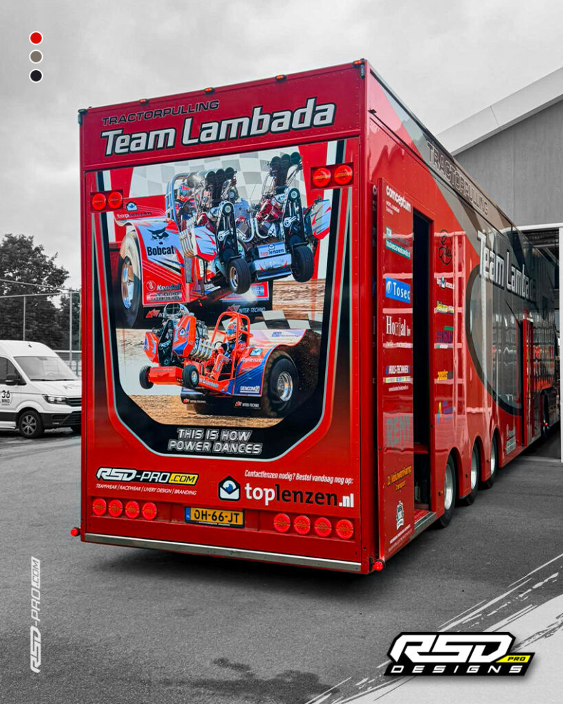 Achterkant truck Lambada ontwerp door rsd pro
