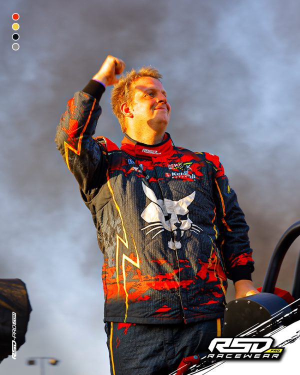 screamin bobcat pulling team custom safety overalls