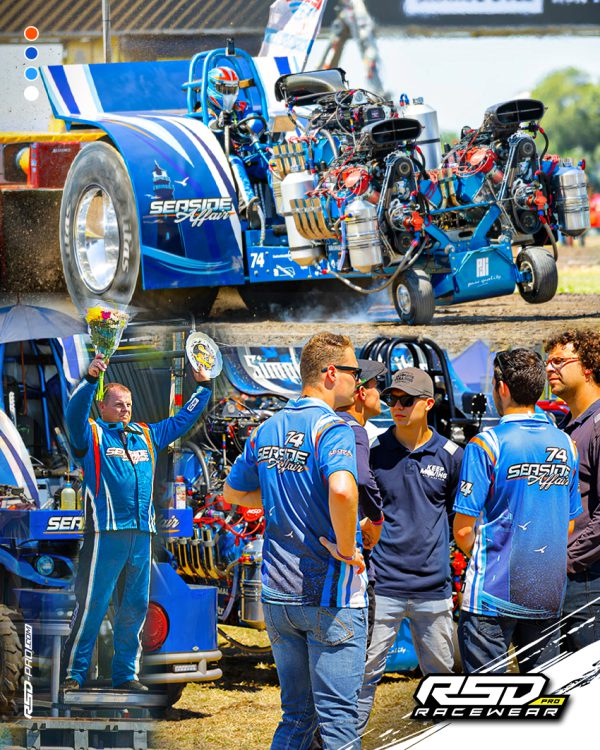 seaside affair pulling team custom safety overalls