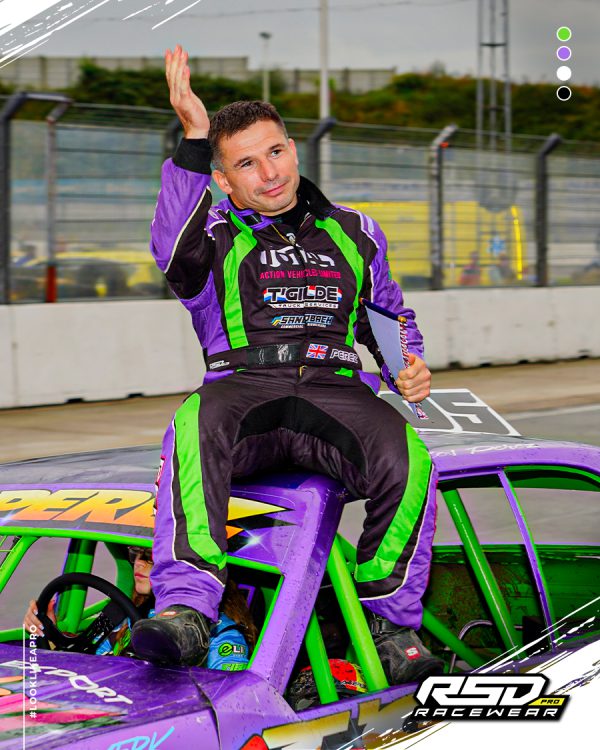 racing suit sfi approved by rsd pro- Carlos Perez - bw 2